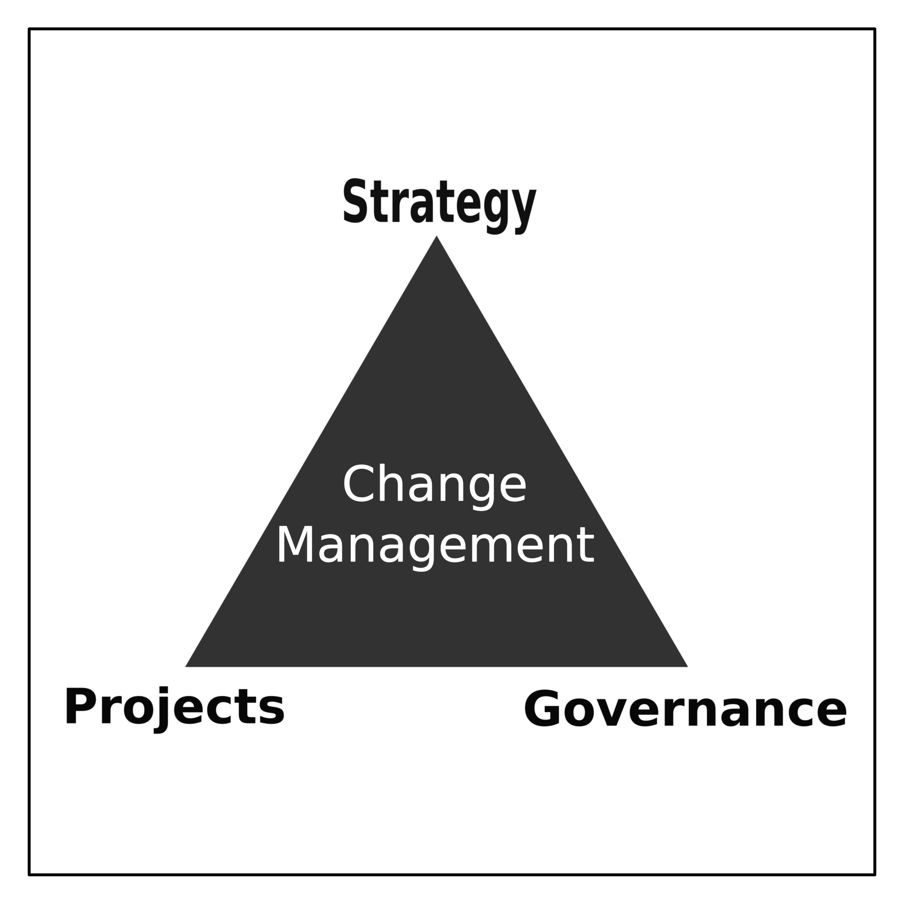 program-project-governance-triangle-v-01-simple-transparent-standardized-with-frame-bw